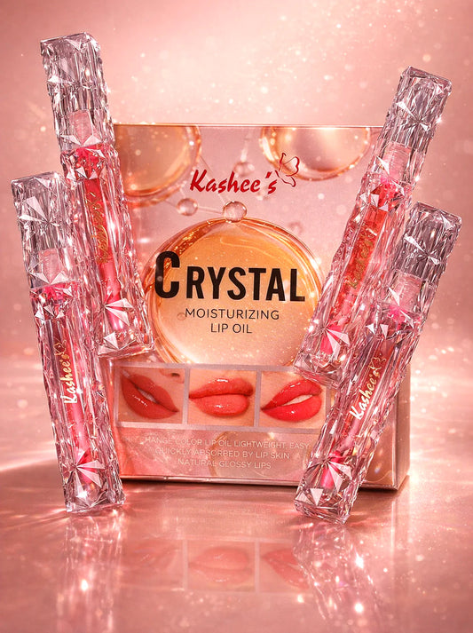 Crystal Moisturizing Lip Oil (Pack of 4 Pcs)