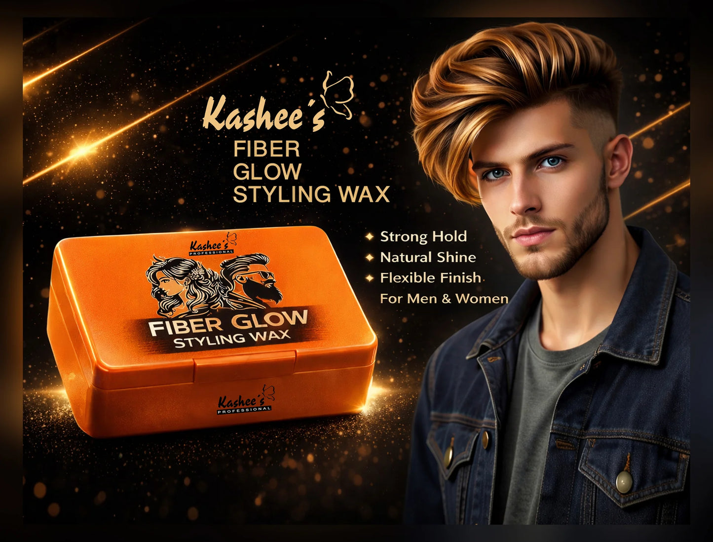 Kashees Fiber Glow Styling Wax (Coming soon )