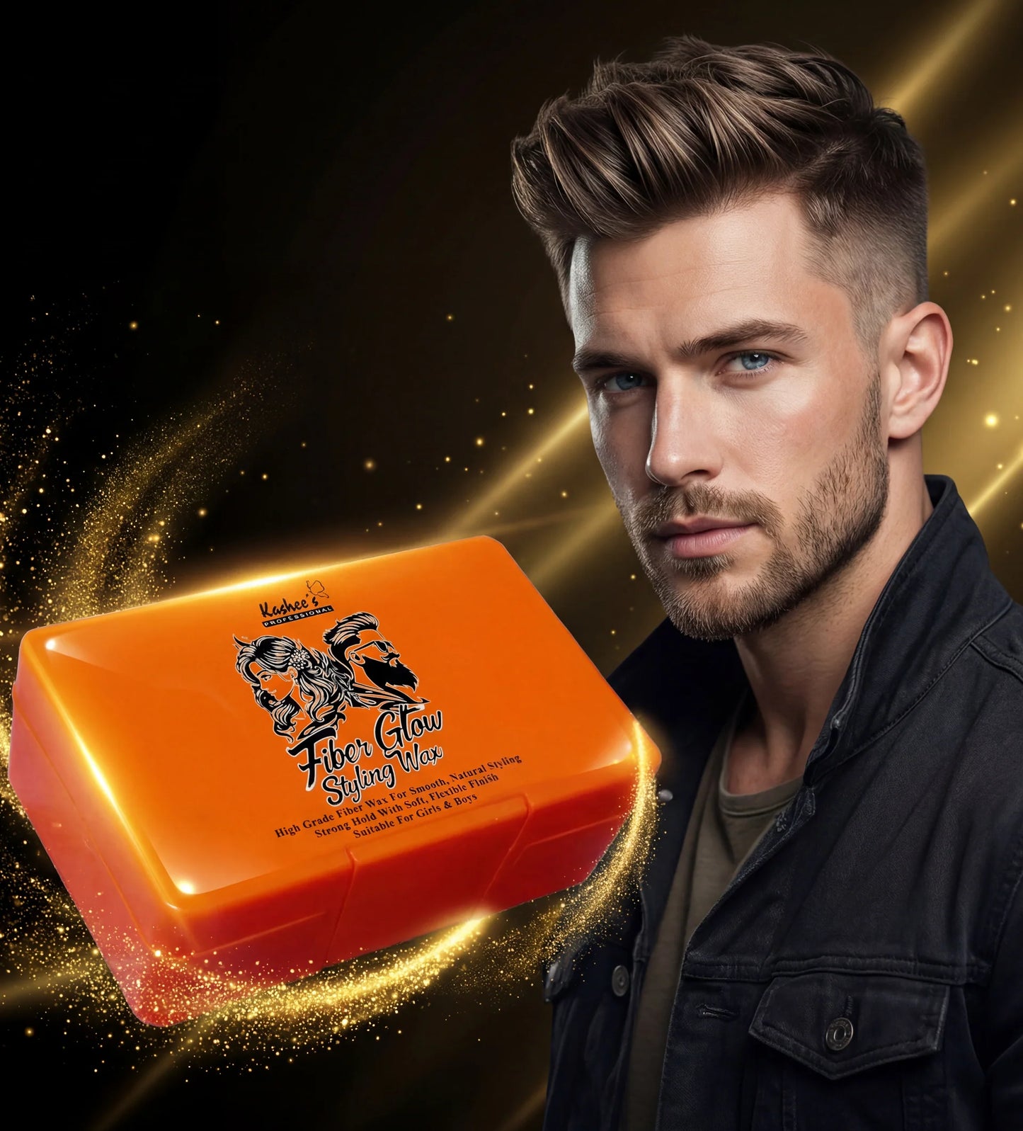 Kashees Fiber Glow Styling Wax (Coming soon )