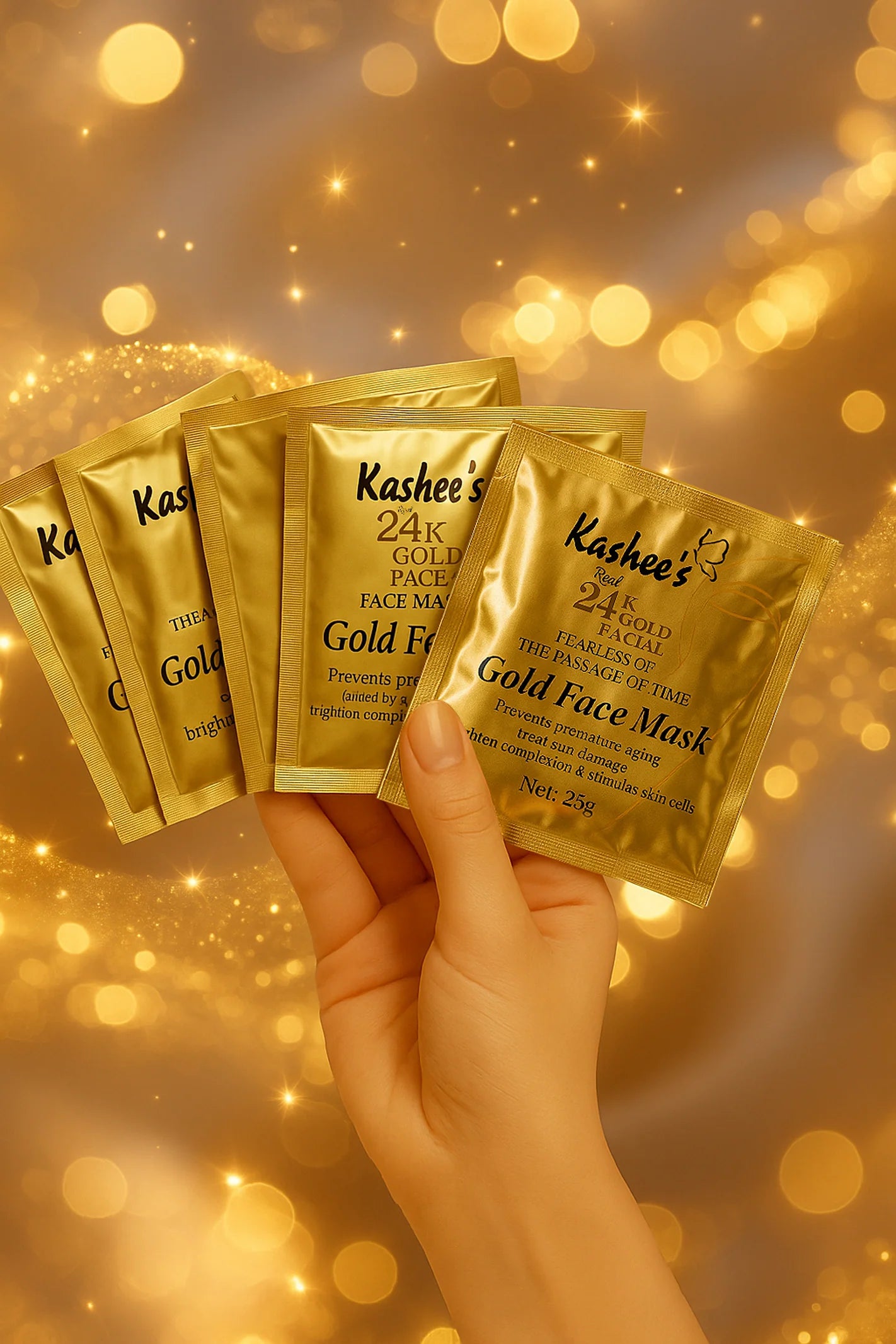 Gold Firming Whitening Facial Set